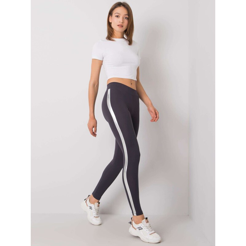 RUE PARIS Leggings-RV-LG-R4766.06-dark gray 64681911