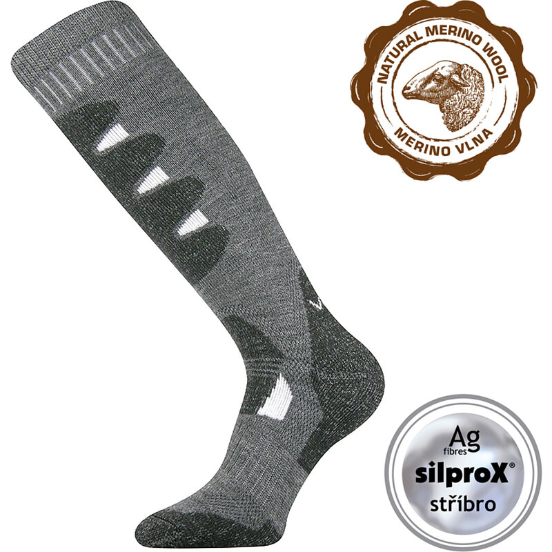 STABIL PODKOLIENKY silné vlnené merino podkolienky VoXX Sv. sivá 39-42 39155072