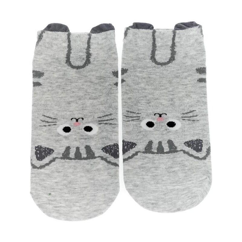 AURA.VIA Dámske sivé ponožky SALINA 24560126