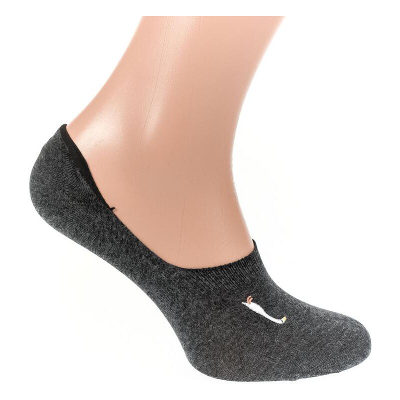 AURA.VIA Dámske tmavo-sivé ponožky MAI 24560137