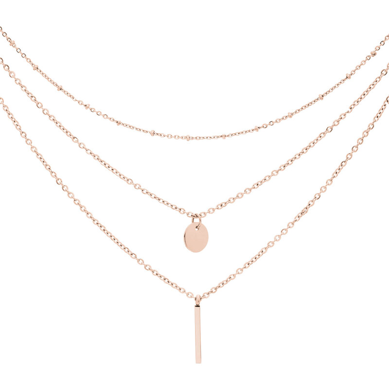 Troli Trojitý bronzový náhrdelník 66586412