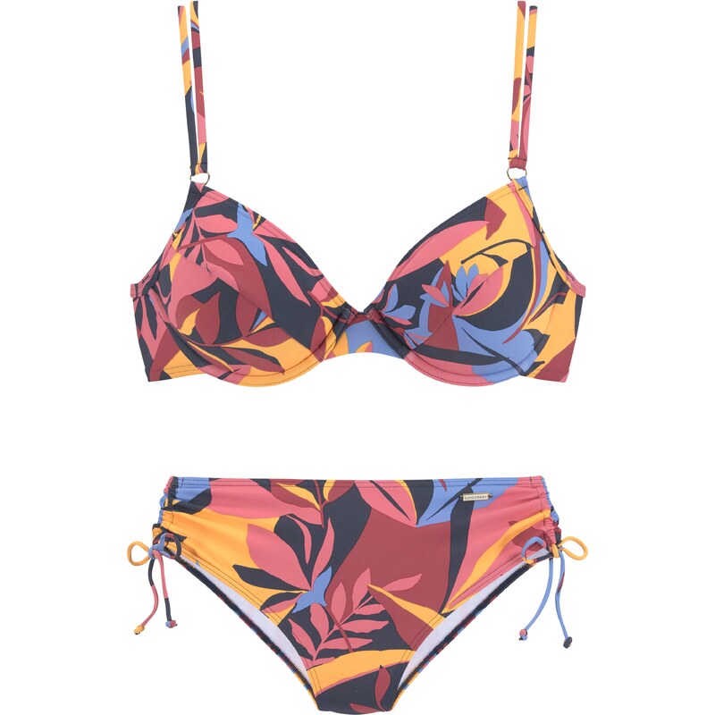 SUNSEEKER Bikiny modrá / limetková / pitaya / staroružová 66857679