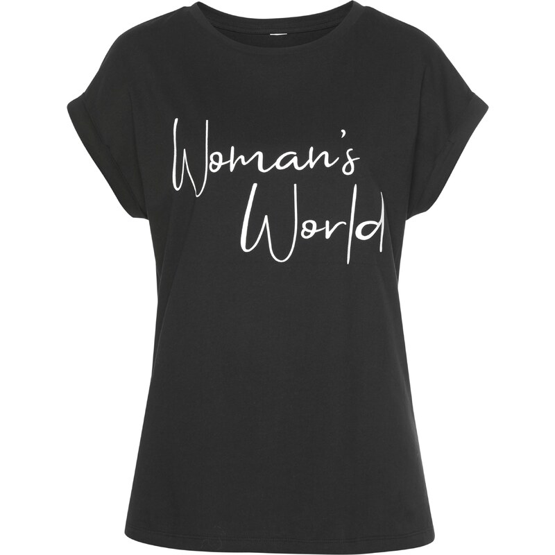 LASCANA Tričko čierna / biela 54225285