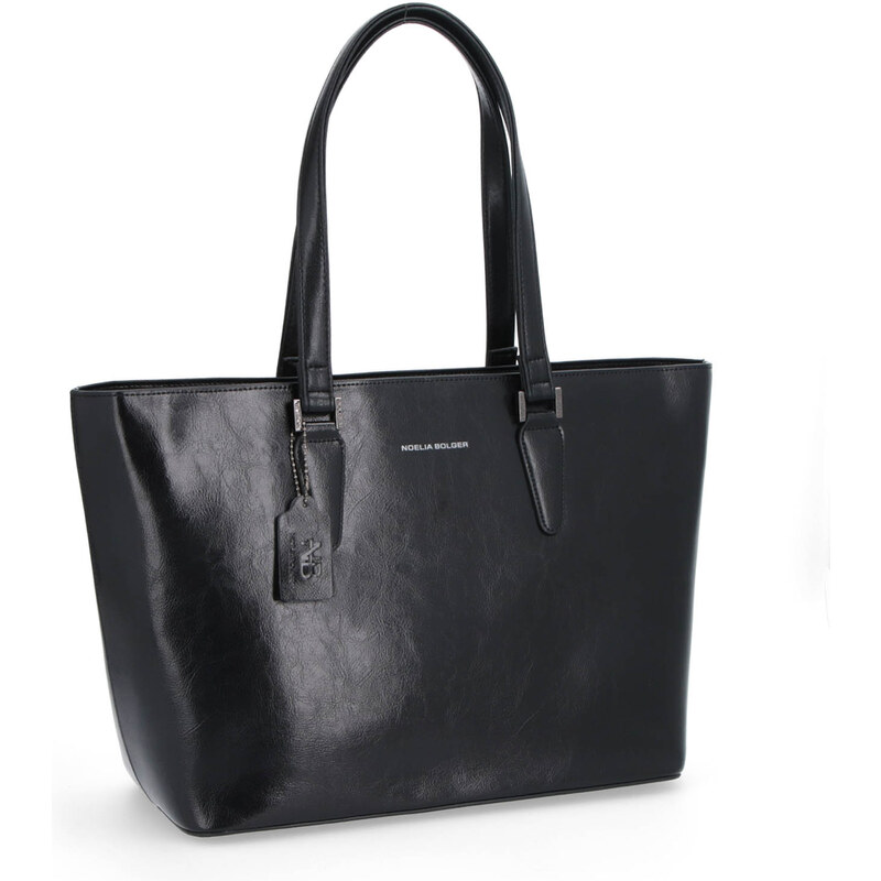 Kožená kabelka cez rameno Noelia Bolger čierna NB 0047 C 24573524