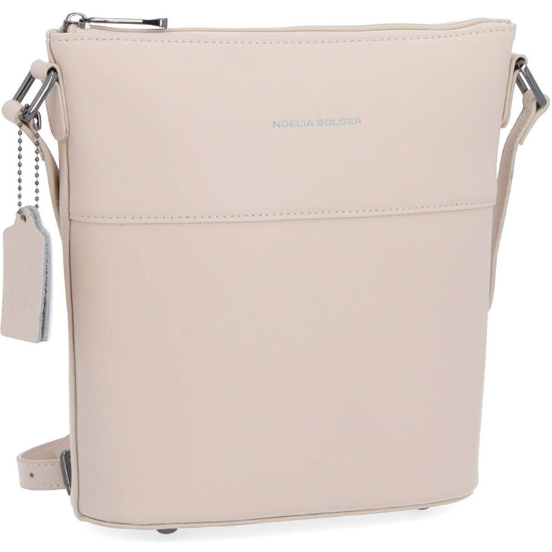 Kožená kabelka do ruky Noelia Bolger béžová NB 0052 BE 64020109
