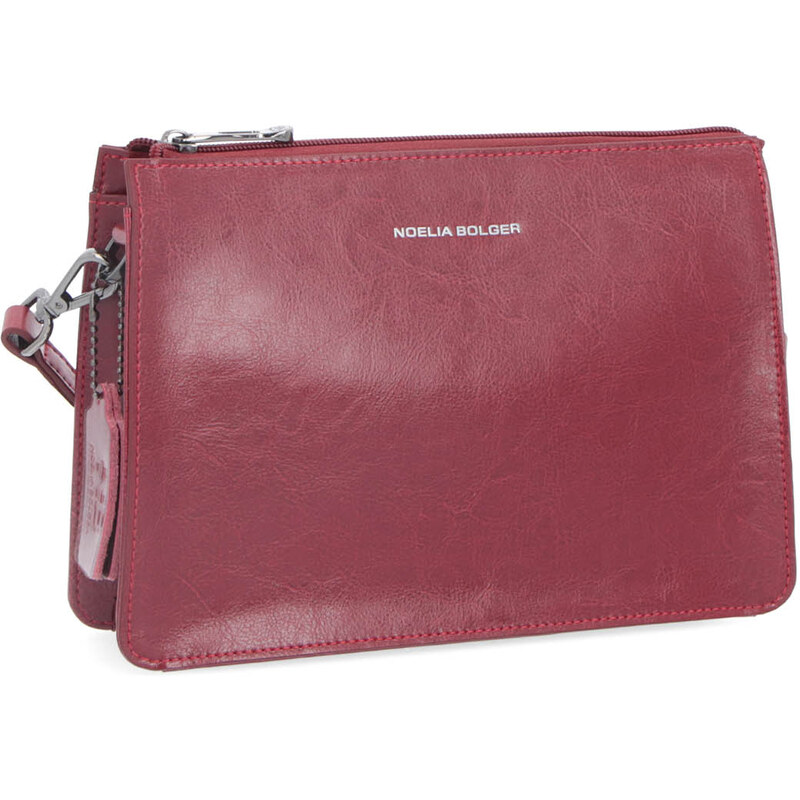 Kožená kabelka crossbody Noelia Bolger červená NB 0046 TCV 64019595