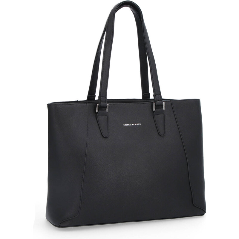 Kožená kabelka cez rameno Noelia Bolger čierna NB 0043 C 24573532