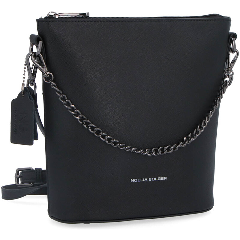 Kožená kabelka crossbody Noelia Bolger čierna NB 0041 C 24573536