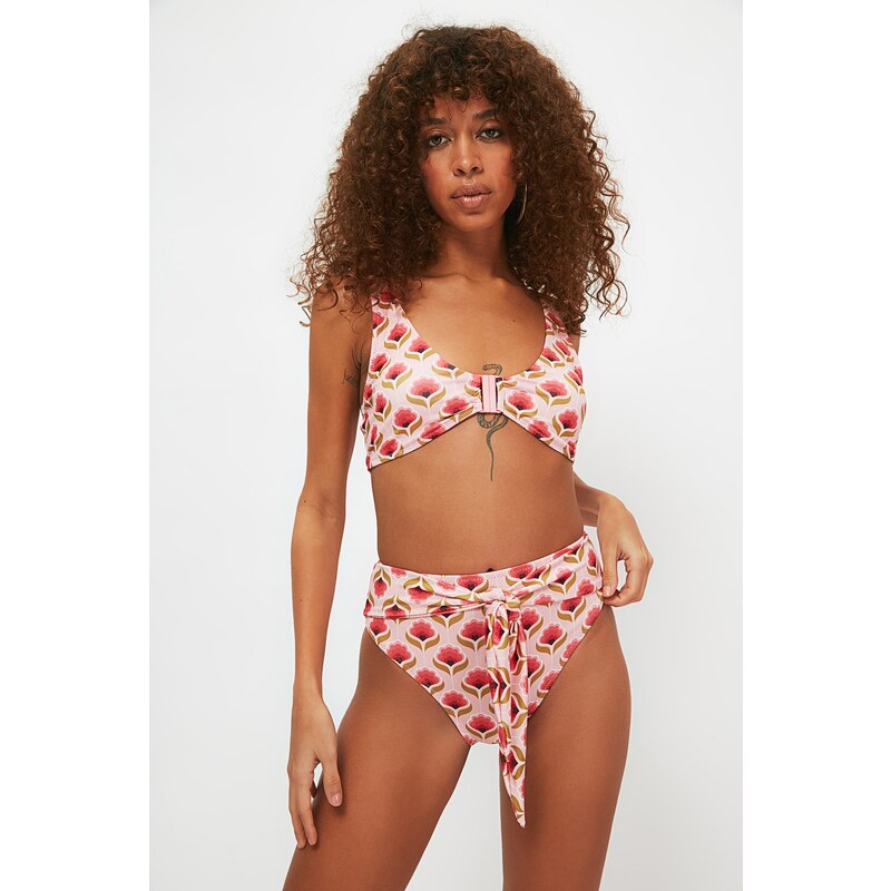 Trendyol Bikini Bottom - Pink - Floral 55255255