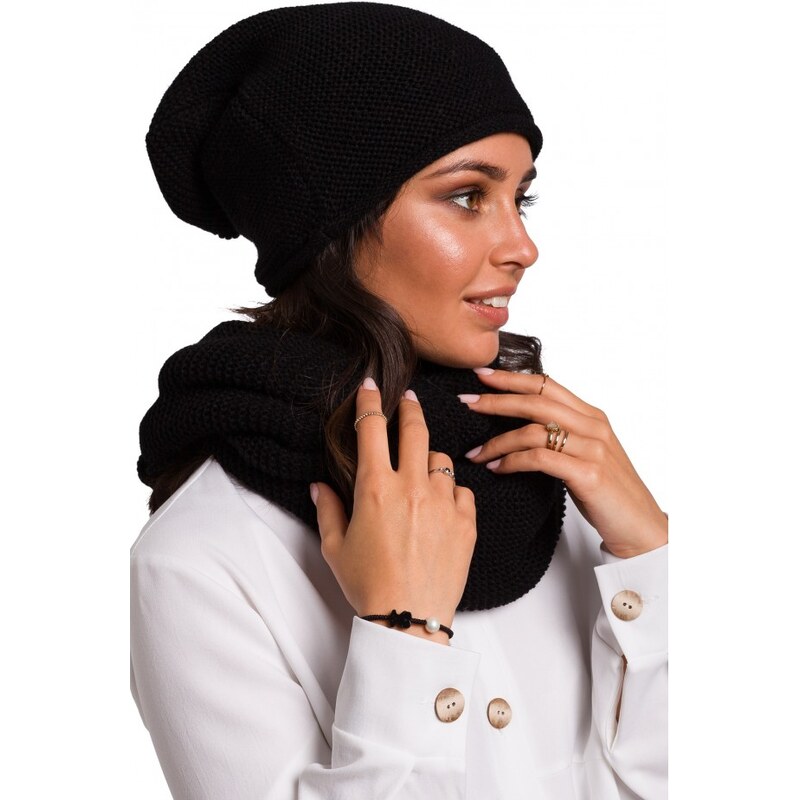 BeWear BK044 Čiapka Slúchy - čierna 24691419