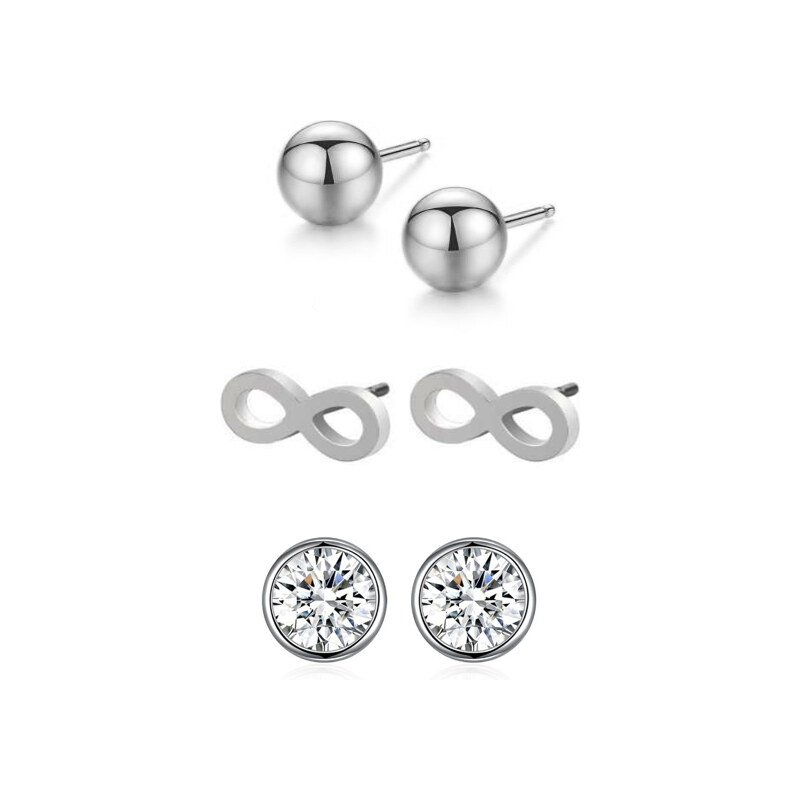 SWAROVSKI Elements Swarovski e. set dámskych napchovacích náušníc z 17812938