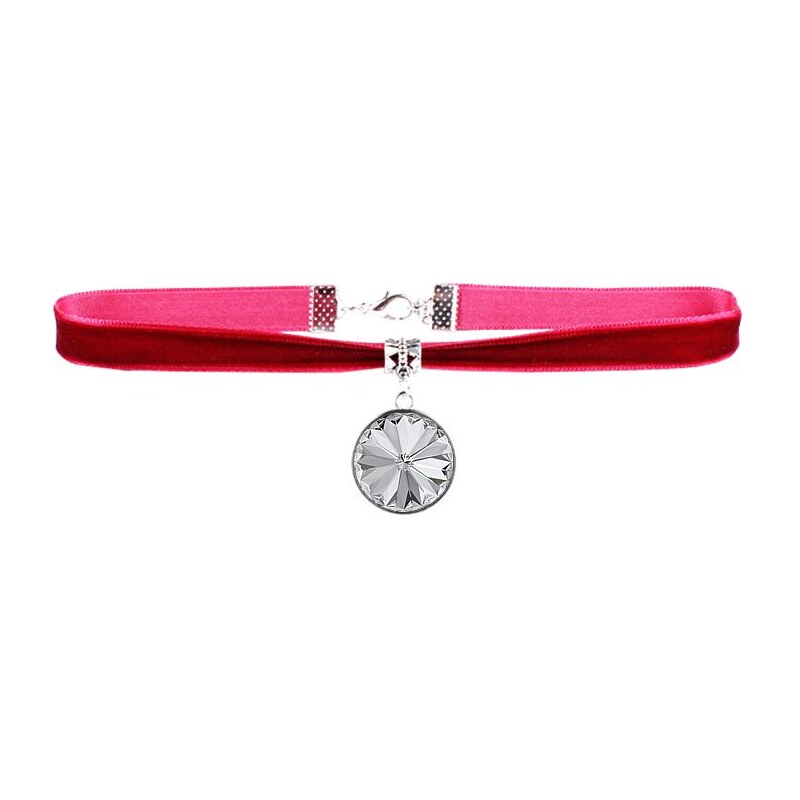 SWAROVSKI Elements Swarovski e. choker, zamatová stuha na krk Scene 24593475