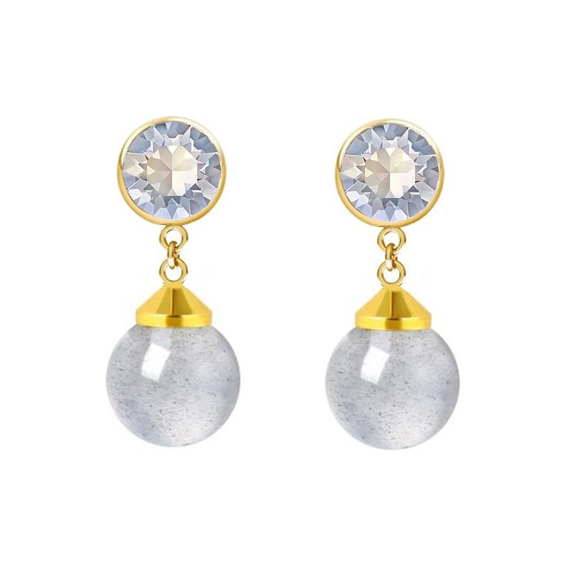 SWAROVSKI Elements Swarovski e. zlaté náušnice Luminescence see3313 24593521