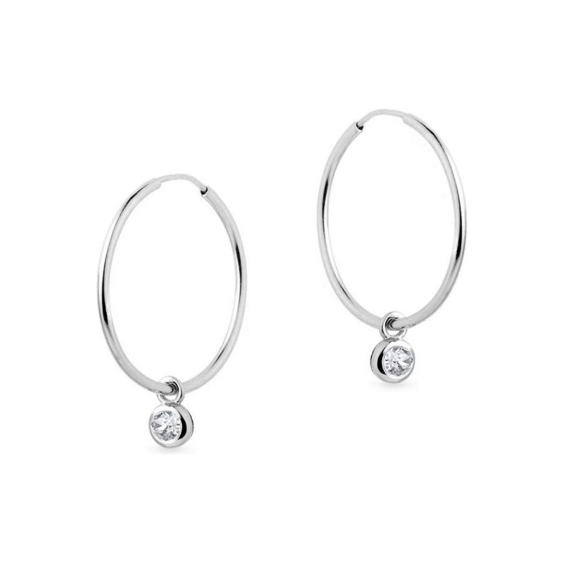 SWAROVSKI Elements Swarovski e. náušnice, kruhy Bonbons, oceľové 24593579