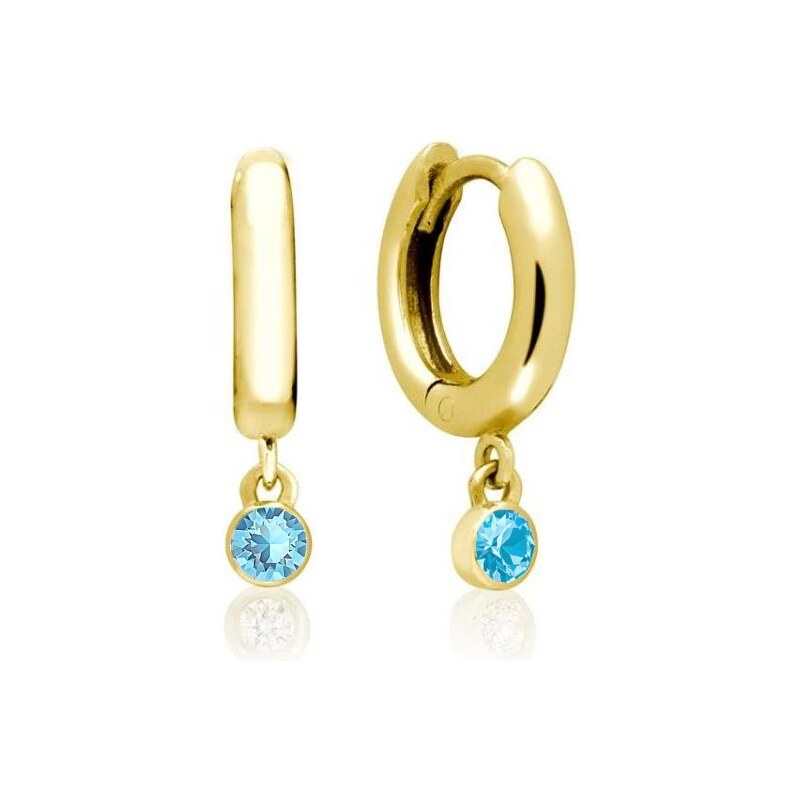 SWAROVSKI Elements Swarovski e. malé, zlaté kruhy Cityscape see3404 24593809