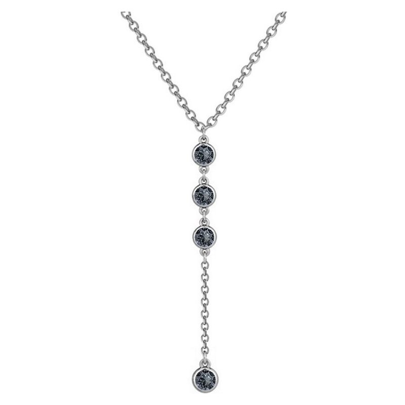 SWAROVSKI Elements Swarovski e. náhrdelník Princess, čierny sen5905 24593796