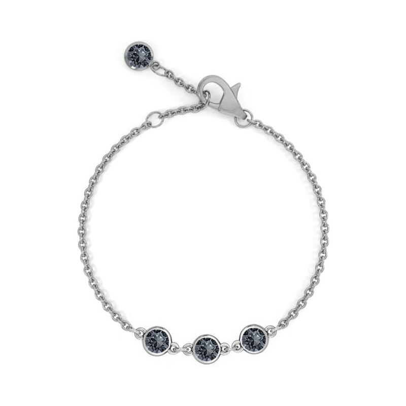 SWAROVSKI Elements Swarovski e. náramok Princess, čierna seb5671 24593797