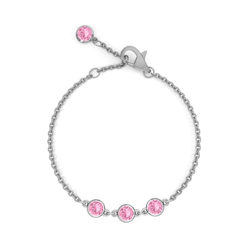 SWAROVSKI Elements Swarovski e. náramok Princess, ružová seb5674 24593800