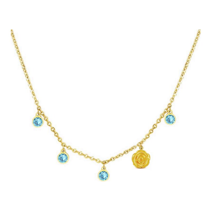 SWAROVSKI Elements Swarovski e. náhrdelník Beauty&Beast, ruža sen5901 24593785