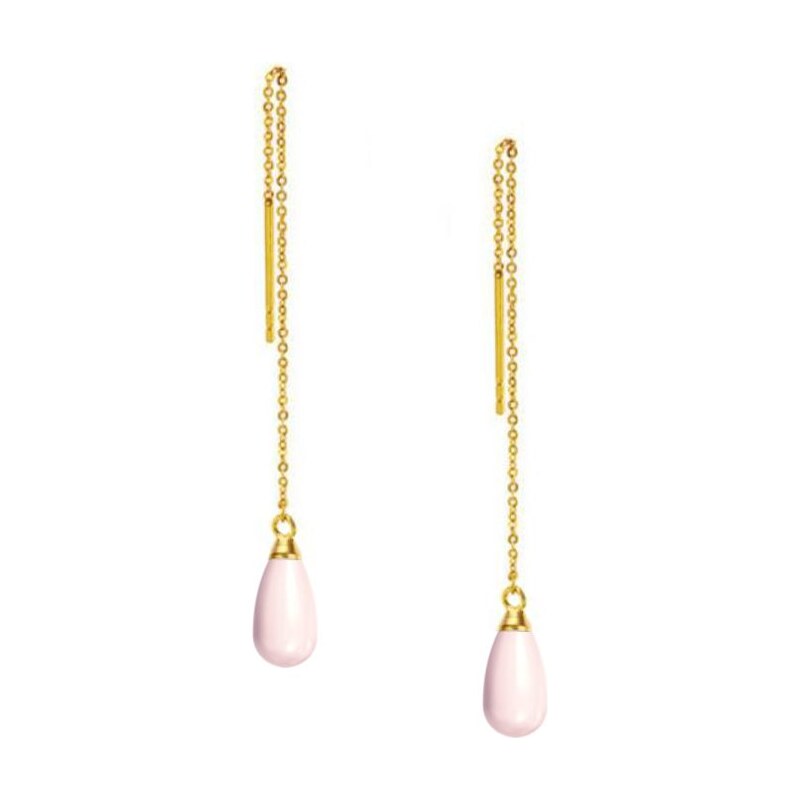 SWAROVSKI Elements Swarovski e. náušnice s ružovými perlami Martinique 24593892