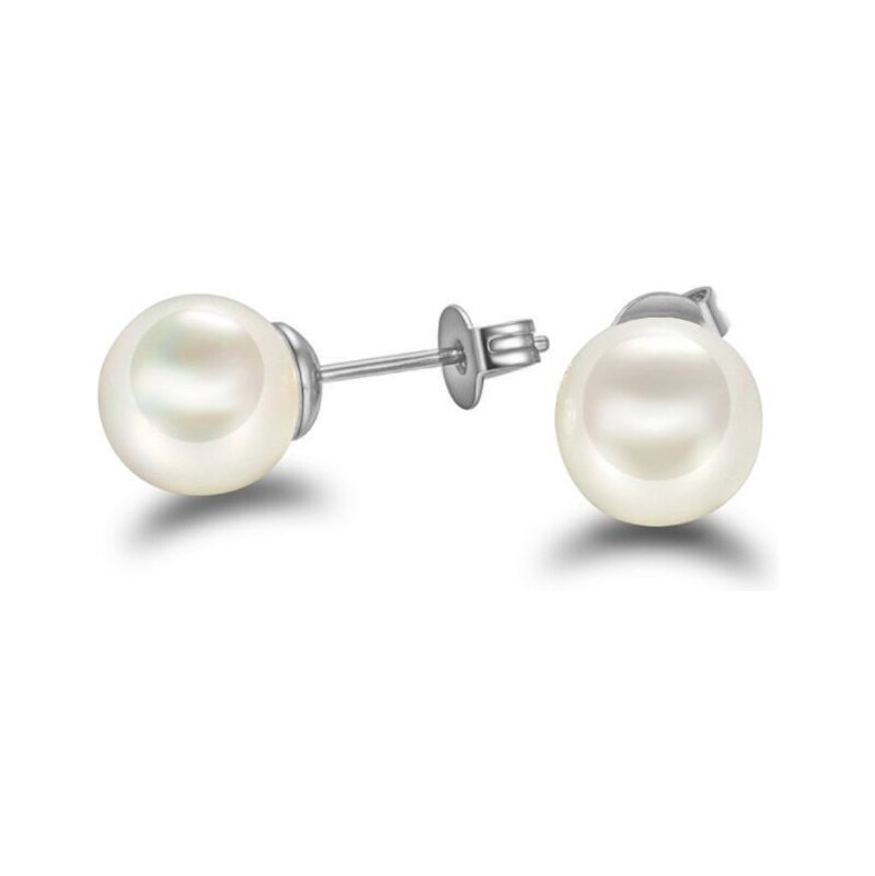 SWAROVSKI Elements Swarovski e. náušnice s bielymi perlami Golden Dawn 24593885