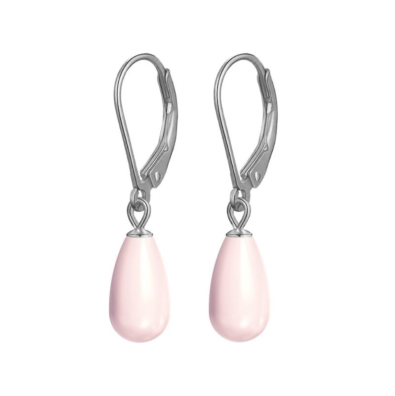 SWAROVSKI Elements Swarovski e. náušnice s ružovými perlami Sunibel 24593889