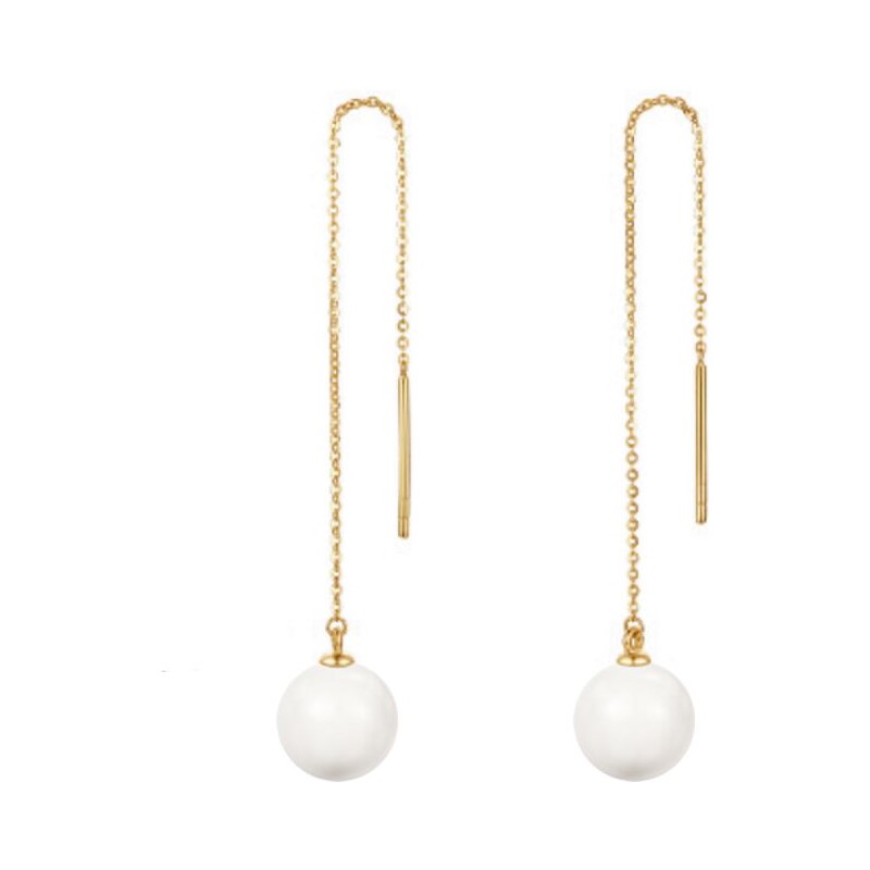 SWAROVSKI Elements Swarovski e. perlové náušnice Frappé, zlaté see3495 24594006