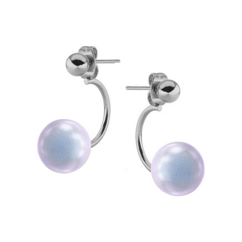 SWAROVSKI Elements Swarovski e. náušnice 2v1 s modrými perlami Frappé 24594017