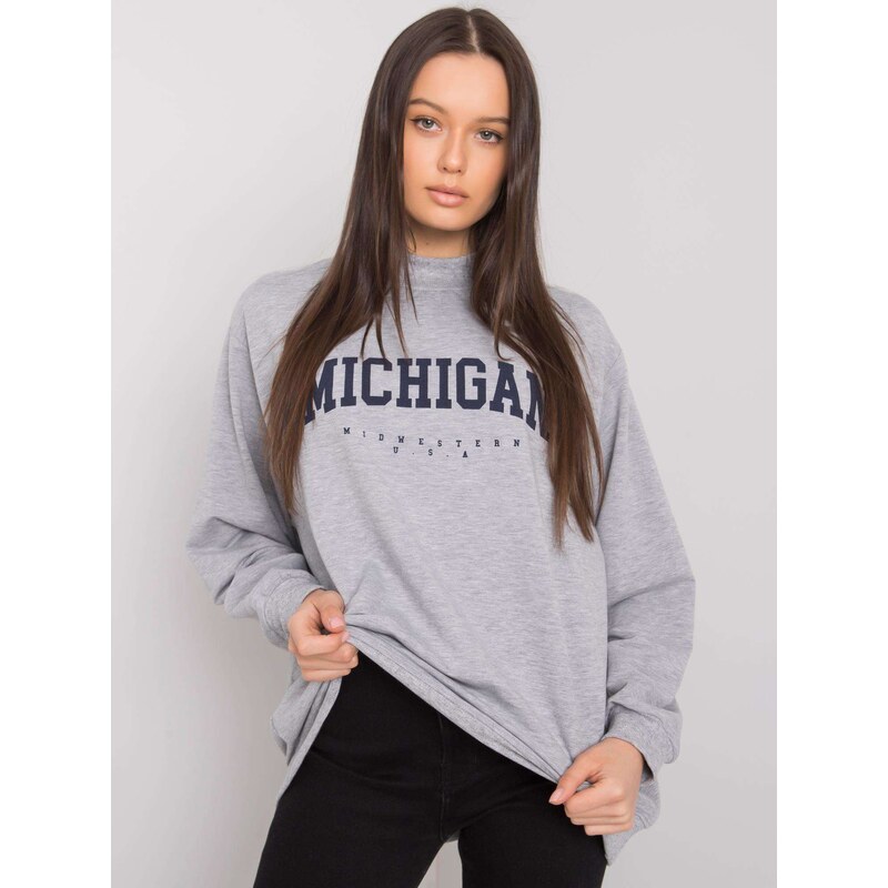 RUE PARIS Sweatshirt-RV-BL-6671.75P-gray 64791792