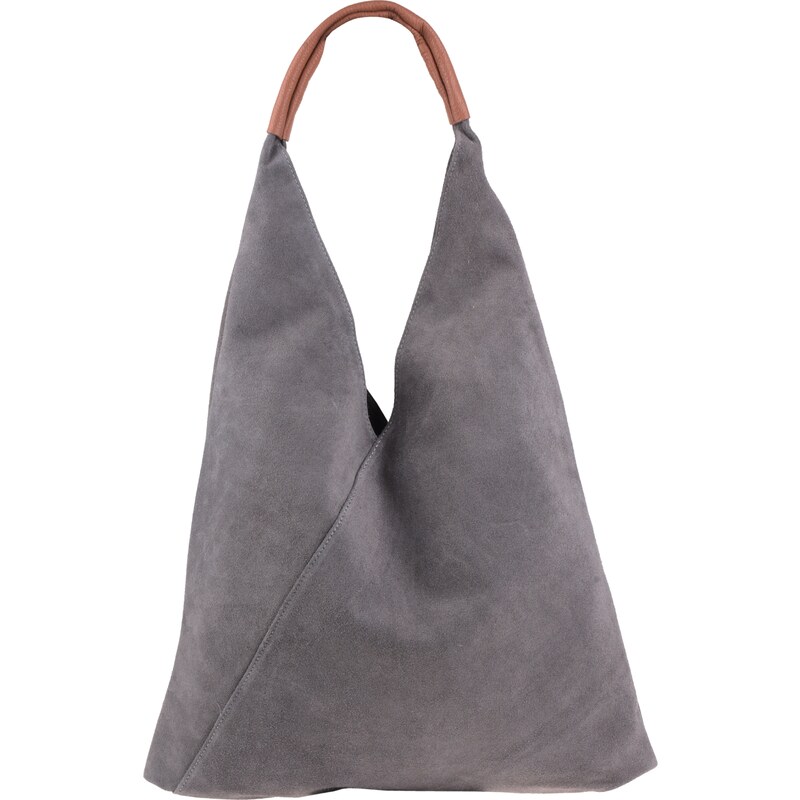 Sivá kožená talianska kabelka Caliva Grigia Scura NovaKabelka.sk 24634806