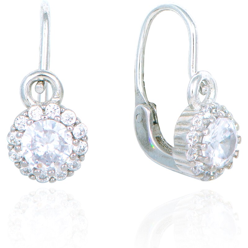 Olivie Strieborné náušničky pre bábätko 5185 24905045