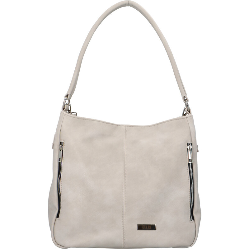 Dámska kabelka cez rameno béžová - Ellis DjanGoa béžová 48836712