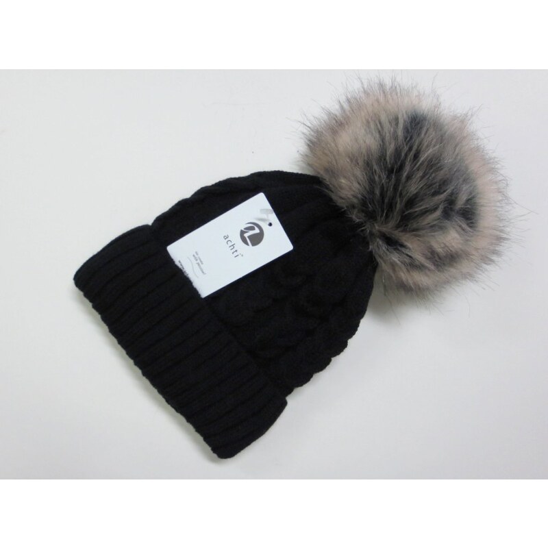 Achti Dámska čiapka na zimu- čierna 24431897