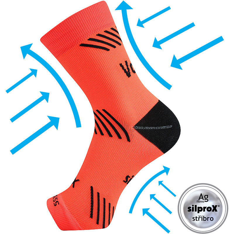 PROTECT kompresné bandáž VoXX - KOTNÍK Oranžová L / XL 1 kus 26459190