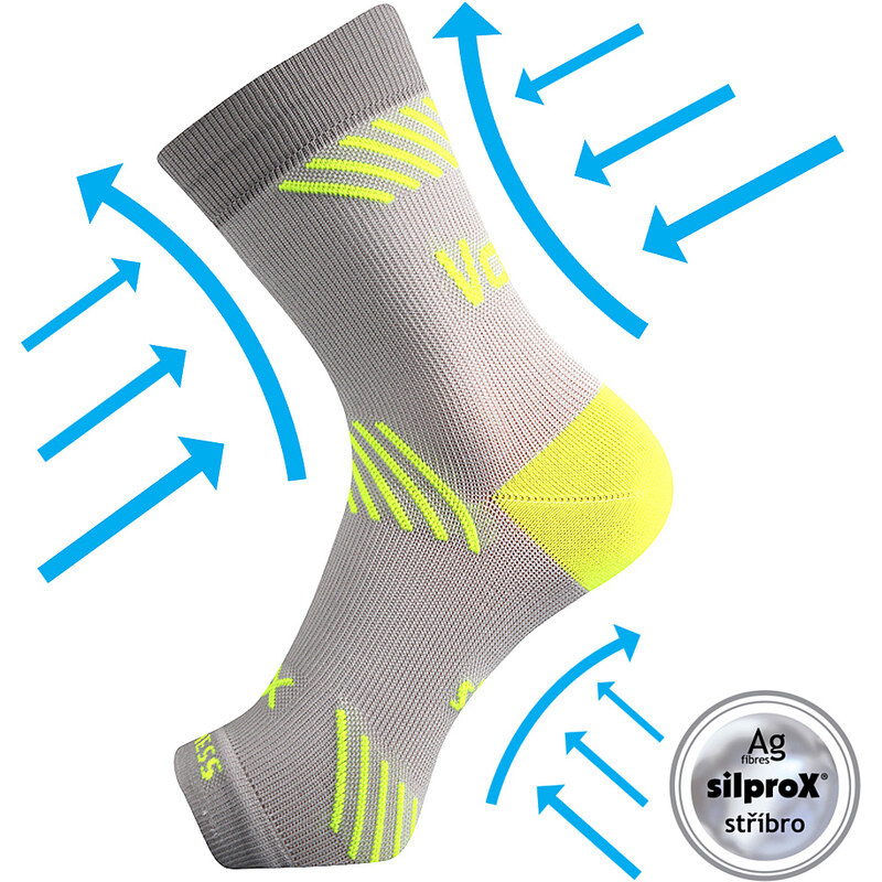 PROTECT kompresné bandáž VoXX - KOTNÍK Sv. sivá L / XL 1 kus 26459192