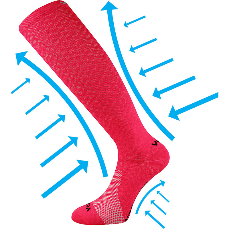 LITHE kompresné podkolienky VoXX Korálová 39-42 1 pár 26458892