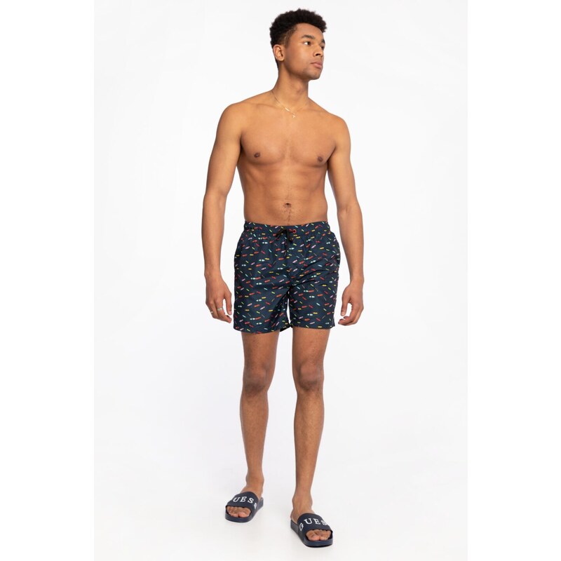 Pánske plavky F1GT03WO05Y U173 tmavo modré - Guess 25071886