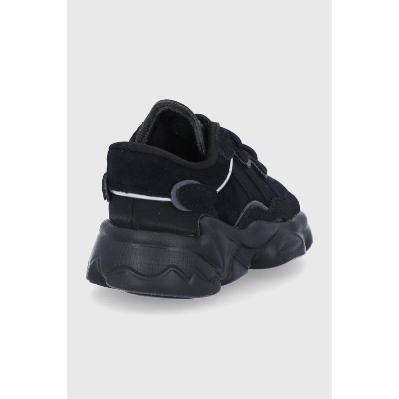 Detské topánky adidas Originals EF6300 čierna farba