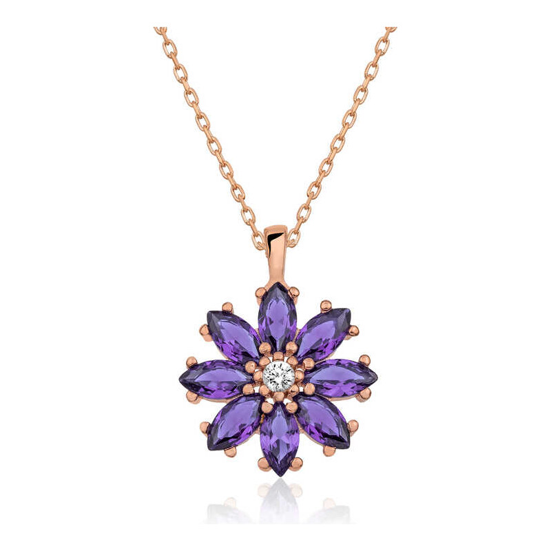 Strieborný náhrdelník Hanes 67623940