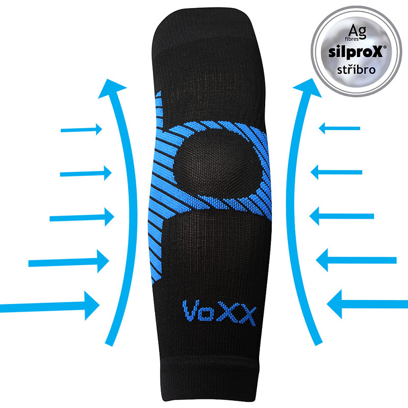PROTECT kompresné bandáž VoXX - LOKET Čierna L / XL 1 kus 26458844