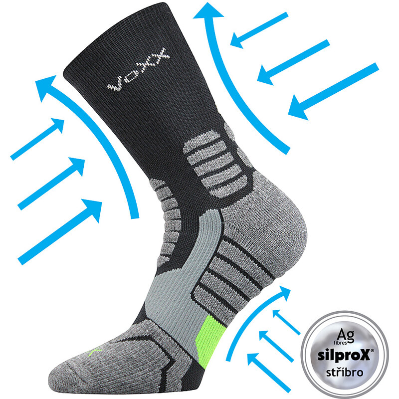 RONIN kompresné športové ponožky so striebrom VoXX