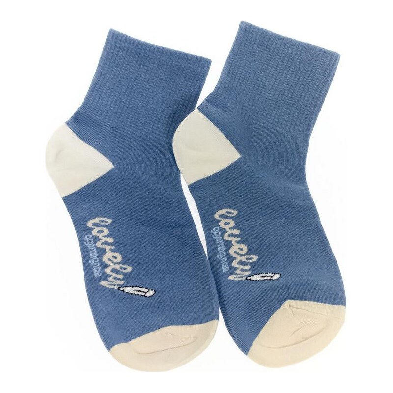 AURA.VIA Dámske modré ponožky FALCO 24705501