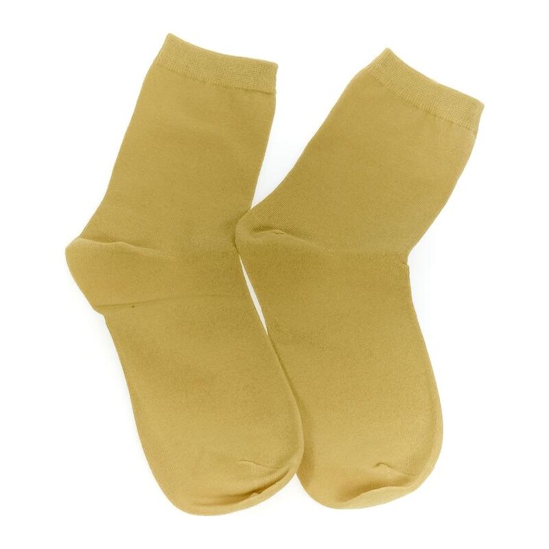 AURA.VIA Dámske žlté ponožky OLD 24705492