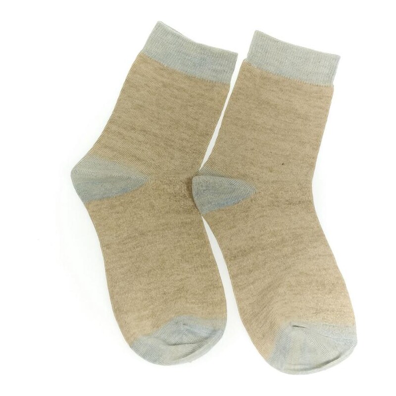 AURA.VIA Dámske béžové ponožky OLD 24705494