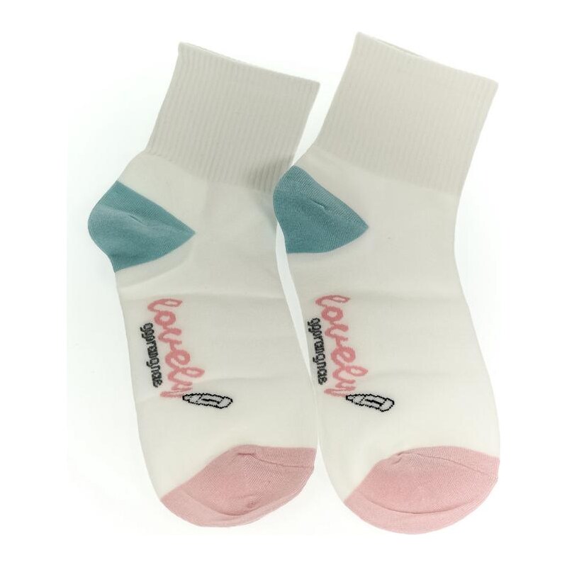 AURA.VIA Dámske biele ponožky FALCO 24705504