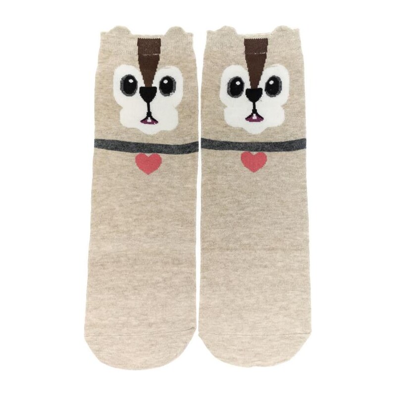 AURA.VIA Dámske béžové ponožky JOGY 24705514