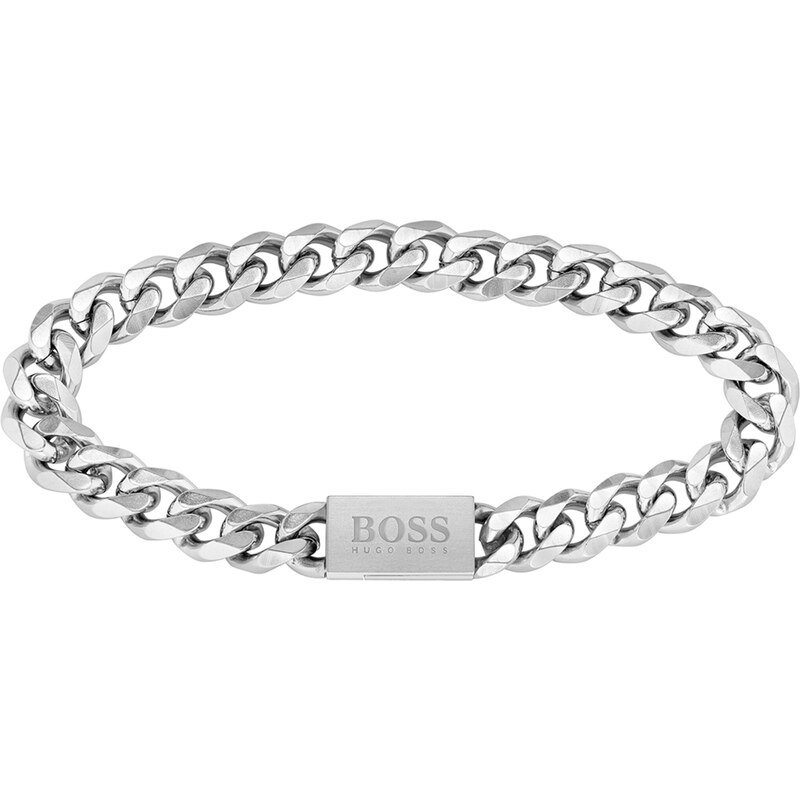 BOSS Náramok CHAIN LINK strieborná 50250307