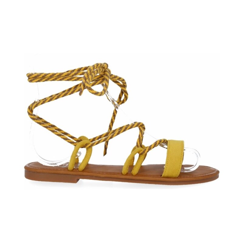 dámske sandálky Givana žltá 2041 27614414