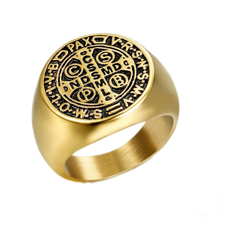 Sams Artisans Prsteň Crux Patris chirurgická oceľ IPRM014-75 26768259