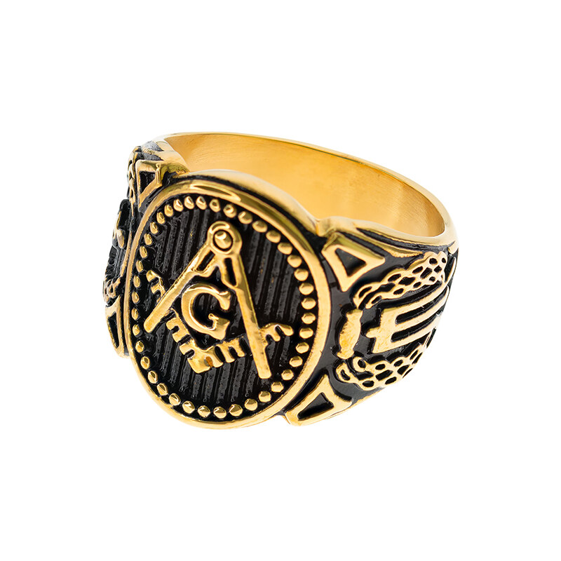 Sams Artisans Masívne Prsteň Gnosis chirurgická oceľ IPRM012-75 26768274